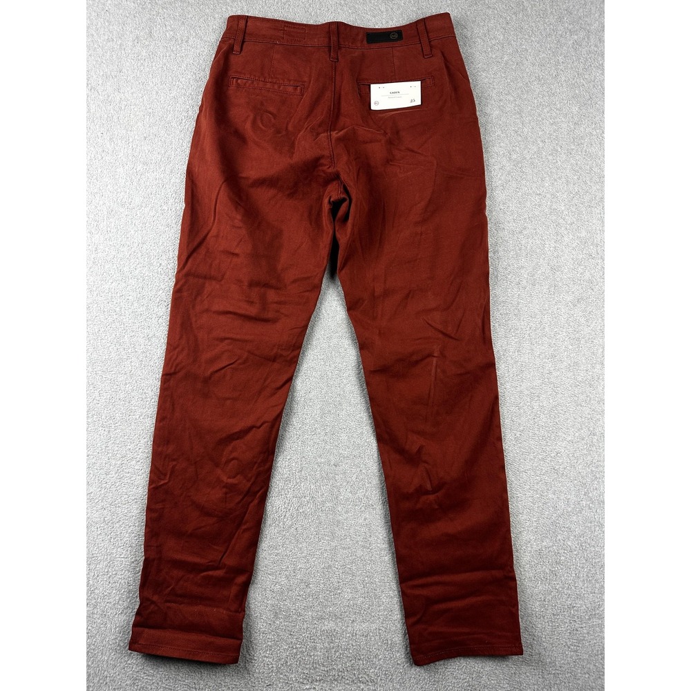AG Adriano Goldschmied Caden Pants Womens 25 Rust Stretch Tailored Chino SBW1613 - Picture 10 of 12